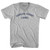 Carolina Cherry Laurel Adult Cotton V-neck T-shirt - Grey Heather