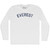 Everest Adult Cotton Long Sleeve T-shirt - White