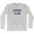 Skiing Club Adult Cotton Long Sleeve T-shirt - Grey Heather