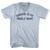 Danger Is My Middle Name Adult Tri-Blend V-neck T-shirt - Athletic White