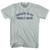 Danger Is My Middle Name Adult Tri-Blend T-shirt - Athletic Cool Grey