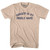 Danger Is My Middle Name Adult Cotton T-shirt - Creme
