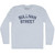 Sullivan Street Adult Tri-Blend Long Sleeve T-shirt - Athletic White