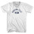 Custom Text And Number In Bubble Adult Tri-Blend V-neck T-shirt - White