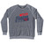 Clinton Gore 92 Election Adult Tri-Blend Sweatshirt - Athletic Grey