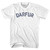 Darfur Womens Cotton Junior Cut T-Shirt - White
