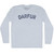 Darfur Adult Tri-Blend Long Sleeve T-shirt - Athletic White