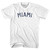 Miami Youth Cotton T-shirt - White