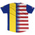 American Flag And Barbados Flag Combination Soccer Jersey Made In USA