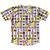 Sailing Nautical Flags Running Shirt Track Cross Made In USA - White