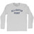 Alligator Point Adult Cotton Long Sleeve T-shirt - Grey Heather
