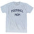 Football Mom Adult Tri-Blend T-shirt - Athletic White