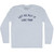 Let Me Put It Like This Adult Tri-Blend Long Sleeve T-shirt - Athletic White