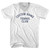 Custom Name Tennis Club Text Adult Tri-Blend V-neck T-shirt - White