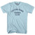 Custom Name Tennis Club Text Adult Cotton T-shirt - Light Blue