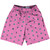 Tequilla Pattern Lacrosse Shorts Made In USA - Hot Pink