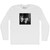 Winston Churchill Salute Picture Adult Cotton Long Sleeve T-shirt - White