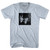 Winston Churchill Salute Picture Adult Tri-Blend V-neck T-shirt - Athletic White