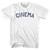 Cinema Womens Cotton Junior Cut T-Shirt - White