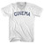 Cinema Adult Tri-Blend V-neck T-shirt - White