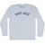 Fast Jack Adult Tri-Blend Long Sleeve T-shirt - Athletic White