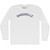 Gainesville Adult Cotton Long Sleeve T-shirt - White