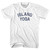 Island Yoga Youth Cotton T-shirt - White