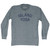 Island Yoga Adult Tri-Blend Long Sleeve T-shirt - Athletic Grey