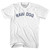 Raw Dog Womens Cotton Junior Cut T-Shirt - White