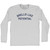 Smells Like Potential Adult Cotton Long Sleeve T-shirt - Grey Heather