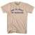 Ask Me About My Marathon Adult Cotton T-shirt - Creme