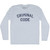 Criminal Code Adult Tri-Blend Long Sleeve T-shirt - Athletic White