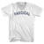 Farcical Adult Tri-Blend V-neck T-shirt - White