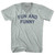 Fun And Funny Adult Tri-Blend V-neck T-shirt - Athletic Cool Grey