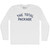 The Total Package Adult Cotton Long Sleeve T-shirt - White