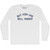 Buy High And Sell Higher Adult Cotton Long Sleeve T-shirt - White