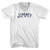 Jimmy Adult Tri-Blend V-neck T-shirt - White