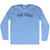 The Dude Adult Tri-Blend Long Sleeve T-shirt - Athletic Blue