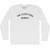 The Everything Bubble Adult Cotton Long Sleeve T-shirt - White