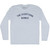 The Everything Bubble Adult Tri-Blend Long Sleeve T-shirt - Athletic White
