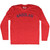 Angolan Adult Tri-Blend Long Sleeve T-shirt - Athletic Red