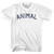 Animal Womens Cotton Junior Cut T-Shirt - White