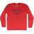 Taylor's Ugly Adult Tri-Blend Long Sleeve T-shirt - Athletic Red