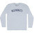 Kuwaiti Adult Tri-Blend Long Sleeve T-shirt - Athletic White