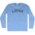 Libyan Adult Tri-Blend Long Sleeve T-shirt - Athletic Blue