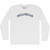 Mozambican Adult Cotton Long Sleeve T-shirt - White