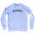BRANCH Adult Tri-Blend Sweatshirt - White