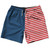 American Flag Jacks Swim Shorts 7.5" - Red White Blue