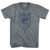Italy Italia David Art Tri-Blend V-neck Womens Junior Cut T-shirt - Athletic Grey
