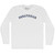 Panamanian Adult Cotton Long Sleeve T-shirt - White